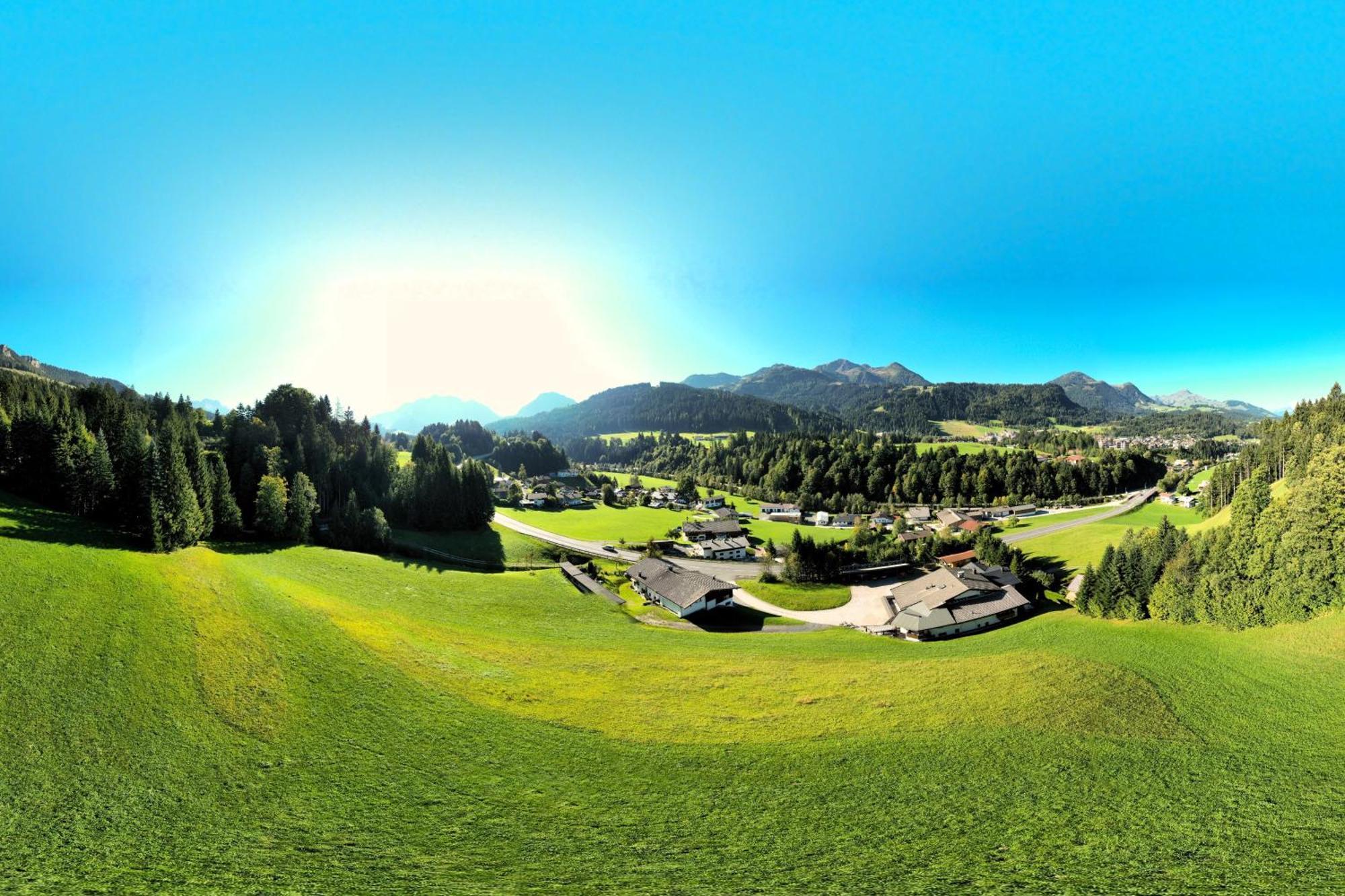 Ferienwohnung Saalbach Фибербрюнн Экстерьер фото